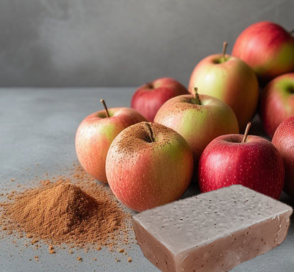 Homemade Apple Cinnamon Lye Soap